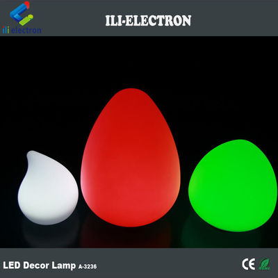 Su damlası şekli LED masa lambaları LED damla lambaları