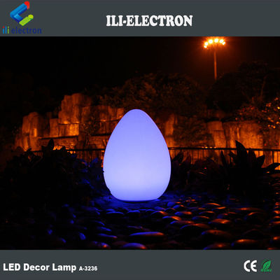 Su damlası şekli LED masa lambaları LED damla lambaları