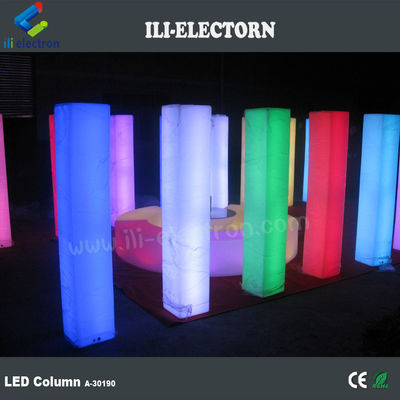 Farklı renkli LED dekoratif plastik düğün sütunları