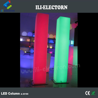 Farklı renkli LED dekoratif plastik düğün sütunları