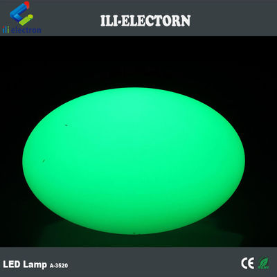 Parlayan Fantastik Plastik Şarj edilebilir LED Oval Dekoratif Top Bar Mobilyaları