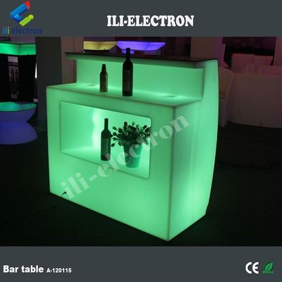 Plastik renkli aydınlatılmış modern ev mini bar tezgahı tasarımı satılıyor