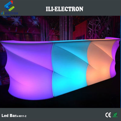 Dalga şeklinde LED bar masa / LED bar sayacı / üst satış LED bar sayacı