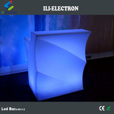 Dalga şekli Işıklı LED Bar Çekmece, Dışarıda Işıklı Bar Masası Su geçirmez