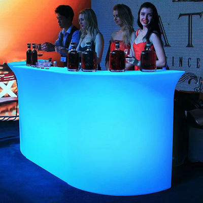 Modern LED Bar Borsası Işıklı Led Plastik Salon / Restoran