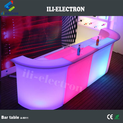 Modern LED Bar Borsası Işıklı Led Plastik Salon / Restoran