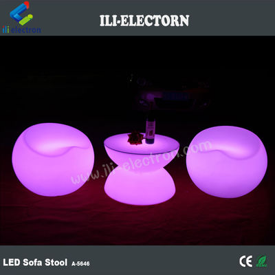 Ticari Plastik LED Lounge Mobilyaları Modern Stil