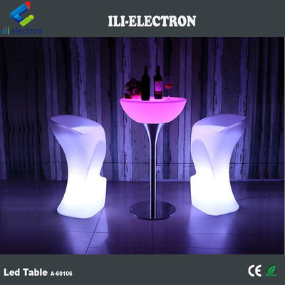 Yüksek kaliteli metal stand led stand up bar masaları uzaktan kumanda