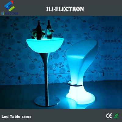 Yüksek kaliteli metal stand led stand up bar masaları uzaktan kumanda