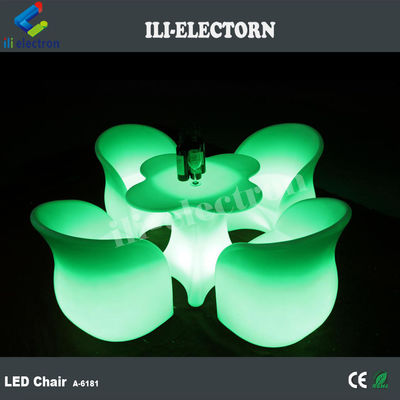 LED ışık mobilya led çiçek şarap bar masa seti