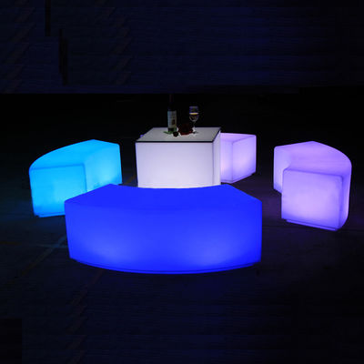 Elektronik poker masası sandalyesi parlak masa LED mobilya seti