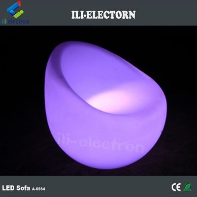 Oturma odası Sandalyeler Arka Dinlenme Kanepe Kanepe LED Plastik tabure