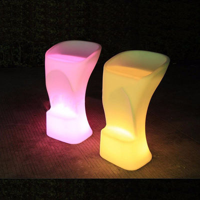 RGB renkli modern tasarım led aydınlatılmış bar sandalyesi