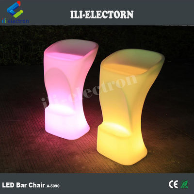 RGB renkli modern tasarım led aydınlatılmış bar sandalyesi