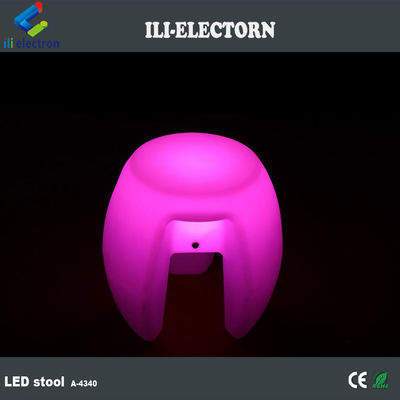 Şarj edilebilir pilli popüler plastik led bar tabure