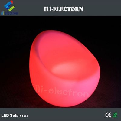 PE Plastik Şarj edilebilir RGB Işıklandırılmış Led Bar Kanepe Farklı uzaktan kumanda