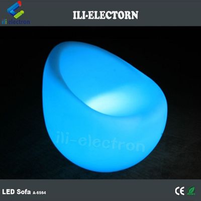 PE Plastik Şarj edilebilir RGB Işıklandırılmış Led Bar Kanepe Farklı uzaktan kumanda