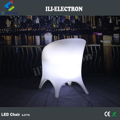 Modern Glow LED Light Up Sandalyeleri 16 Renk Değişen Gece Kulübü Barı