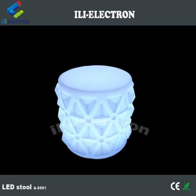 Eğlenceli Plastik LED Parlak Mobilya, LED Yıldırımlı Sandalyeler Anaokulları İçin
