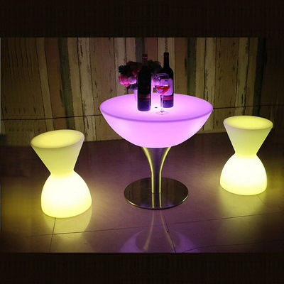 Uzaktan kumandalı plastik led bar tabure