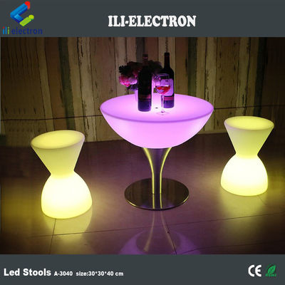 Uzaktan kumandalı plastik led bar tabure