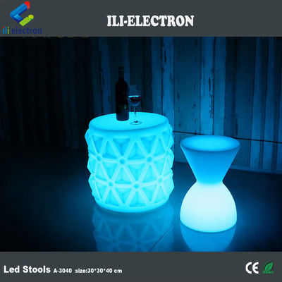 Uzaktan kumandalı plastik led bar tabure