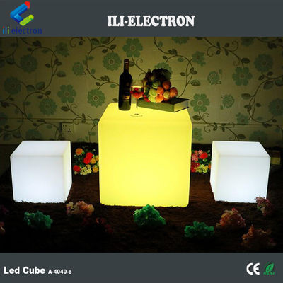 Uzaktan Kumanda LED Küp Gece Işığı RGB Renk Değişimi Akü Şarj edilebilir