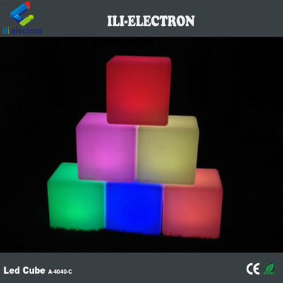 Uzaktan Kumanda LED Küp Gece Işığı RGB Renk Değişimi Akü Şarj edilebilir