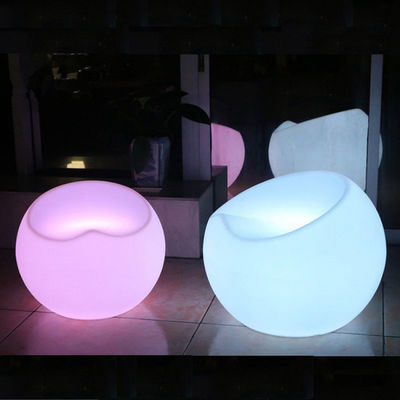 Plastik LED bar sandalyesi parlak tabure