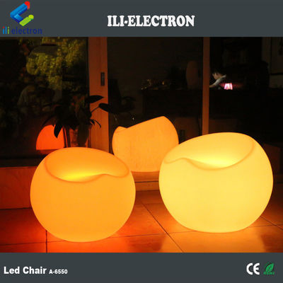 Işıklandırılmış elma şeklinde LED sandalye/ Işıklandırılmış Kokteyl Sandalye/ Işıklandırılmış LED bar sandalye