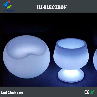 16 renk değişen plastik led elma bar sandalyesi