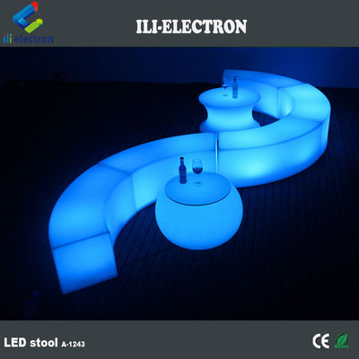 Ticari Eğimli LED Bar Mobilyaları Dış Bahçe Taşları