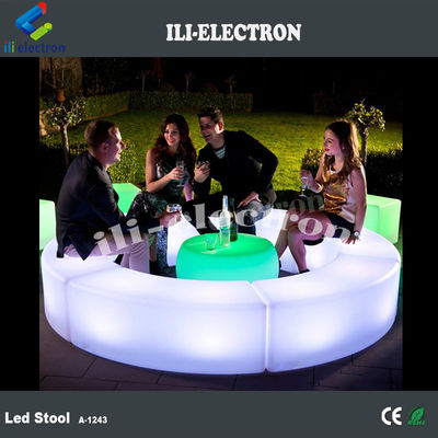 Ticari Eğimli LED Bar Mobilyaları Dış Bahçe Taşları