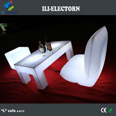 Gece kulübü / parti bahçesi / KTV / lobisi için RGB uzaktan kumanda kare LED parlak masa