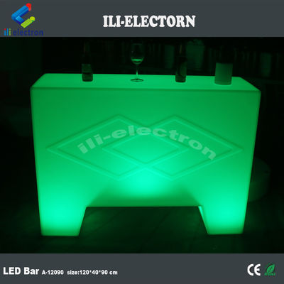 Renk Değişen Plastik Led Taşınabilir Bar Masası Farklı kumanda