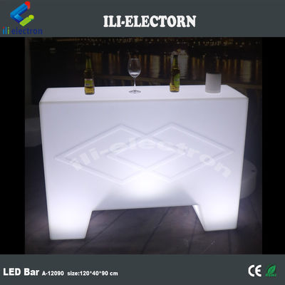 Renk Değişen Plastik Led Taşınabilir Bar Masası Farklı kumanda
