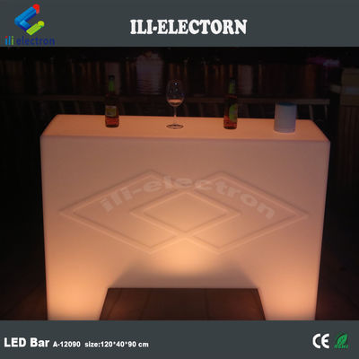 Renk Değişen Plastik Led Taşınabilir Bar Masası Farklı kumanda