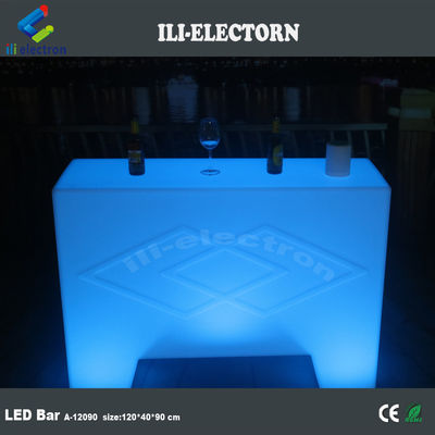 Renk Değişen Plastik Led Taşınabilir Bar Masası Farklı kumanda