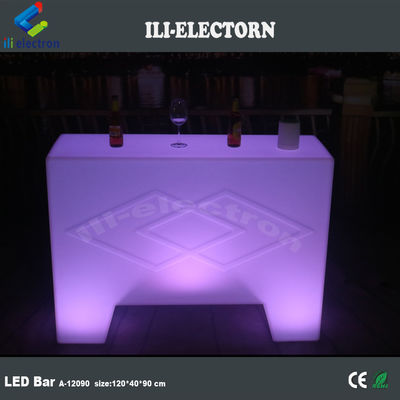Renk Değişen Plastik Led Taşınabilir Bar Masası Farklı kumanda