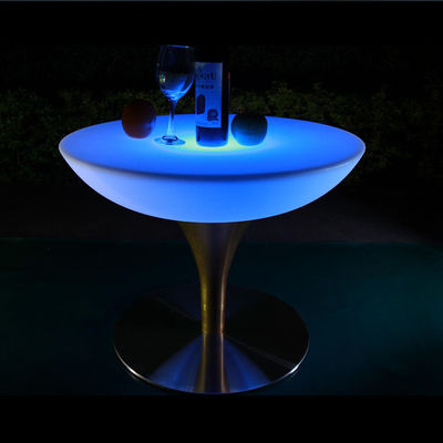 Göster Light Up Mobilya RGB LED Süpermarket için kahve masası