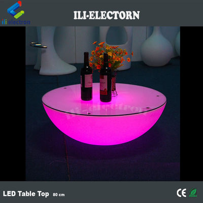 Göster Light Up Mobilya RGB LED Süpermarket için kahve masası