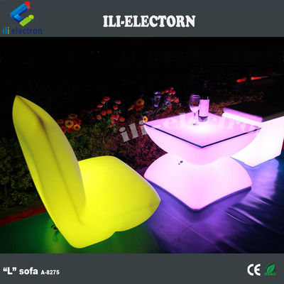 parlak LED bar masası led plastik otel kahve masası