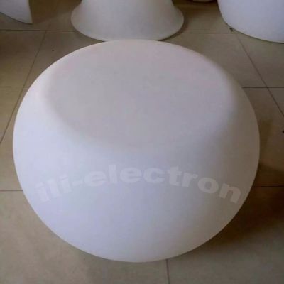 Yeniden şarj edilebilir plastik Yıldızlı LED yuvarlak kahve masası