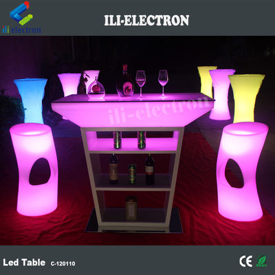 Plastik LED Parlak Mobilya, Parlak Bar Masası