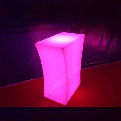 Su geçirmez LED masa ışığı masa bar mobilyaları LED kahve masası