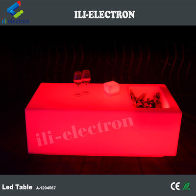 Akü KTV Gece Kulübü Bar Mobilya Işıklı Plastik LED Pub Masa