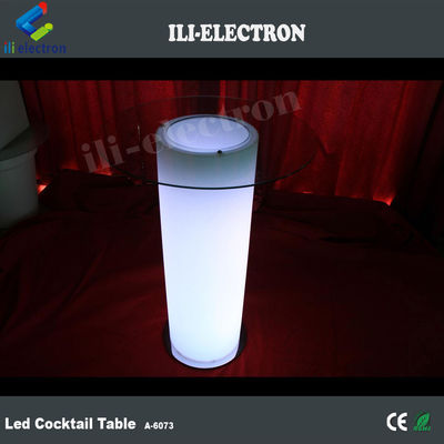 Led cam bar masası parti kokteyl masası
