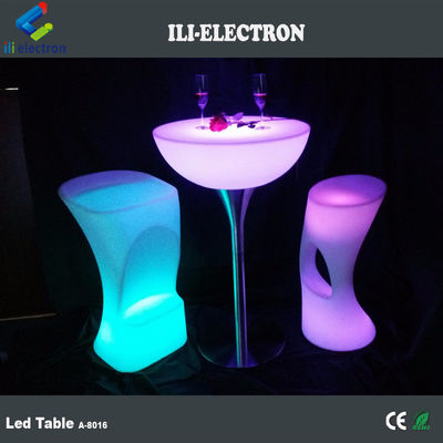 Ticari LED Işık Kokteyl Masası, Partilere İletilen Kablosuz Bar Masası