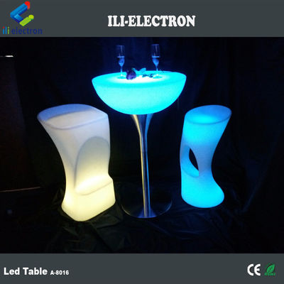 Ticari LED Işık Kokteyl Masası, Partilere İletilen Kablosuz Bar Masası