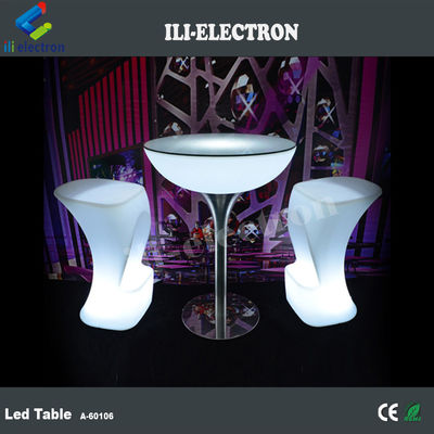 Ticari LED Işık Kokteyl Masası, Partilere İletilen Kablosuz Bar Masası